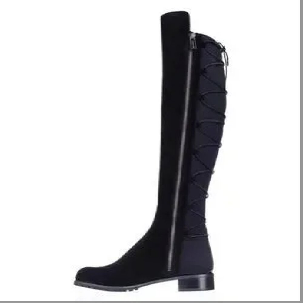Michael Kors Skye Back Lace Up Over The Knee Boot